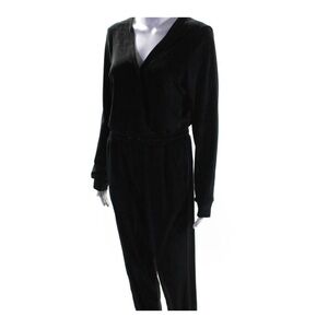 Comfy SPLENDID Jumpsuit Black Sexy Slimming V-Neck Viscose Elastane NWT Sz L
